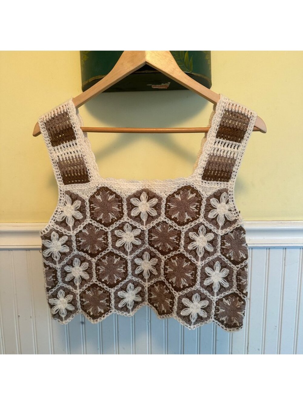 Rebellion Azucar XS Crochet Tank Top